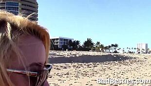 horny girls enjoy spring break together