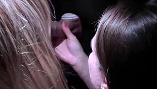 took my slutty sis to gloryhole for raw huge cocks