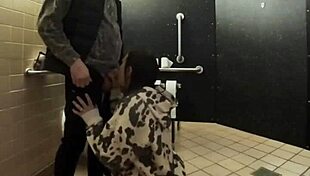 caught restroom sloppy seconds confession at hotel
