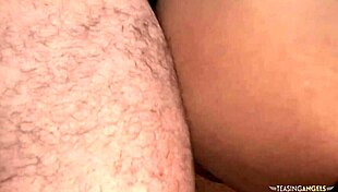 Brunette babe gets hardcore orgasm at store