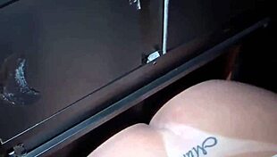 took my slutty sis to gloryhole for raw huge cocks