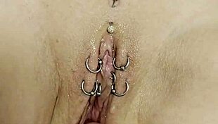 Pierced Pussy Fisting Wife