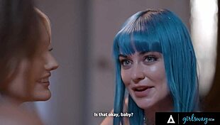 girlsway - cuckold gizelle blanco enjoys watching hot girlfriend jewelz blu cheat with kenna james 😏