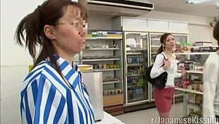 shoplifter caught by manager and punished hard