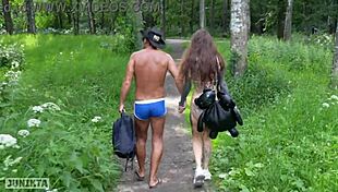 I walked around in vibro panties met an italian and sucked him off in the bushes part 2