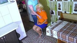 step mom has nice tits and ass for anal