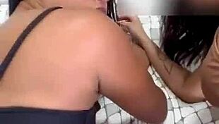 Latina friends turn playtime into hot threesome