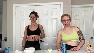 Mukbang Eating And Burping With Huge Belly