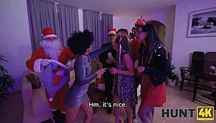 hunt4k sexy santa