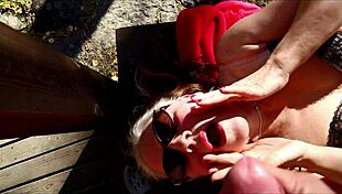 madame birgit and alan cum together in home video