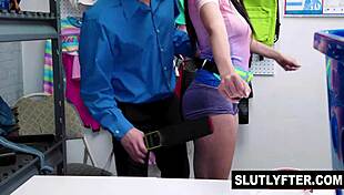 Madi Laine Fucks Security Officer