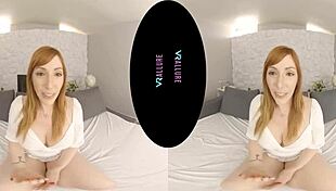 Alluring Redhead Milf Uses Vibrator On Shaved Pussy