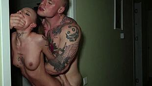 stepbro pounds my tight pussy after helping up