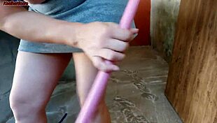wife left so hot short maid grabbed my cock putting it deep inside her 😏