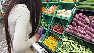 The Teacher Saw Me With A Cucumber In The Store And Seeing That I Was Wet He Called Me Home And Fucked Me