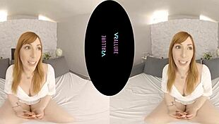 Alluring Redhead Milf Uses Vibrator On Shaved Pussy