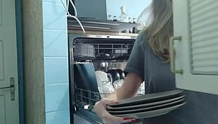 alice underground - working out with plug and ass to mouth