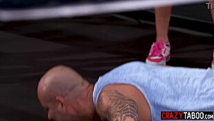 Big ass angelika grays hardcore workout and deep anal sex with trainer