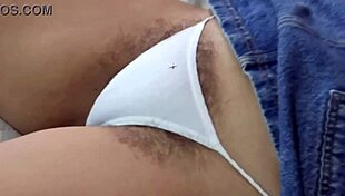 Latina Stepmother Hair Spills From Panties