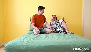 curvy mature woman pounded on bed