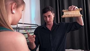 personal trainer punishes my busty body with face sitting and scissoring