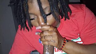 Krispy kreme girl swallow this extra glaze?