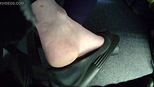 nats sexy barefeet close up