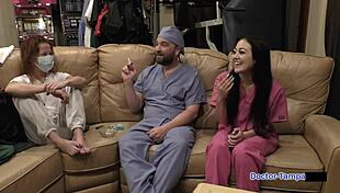 Dr Tampa gives Blaire Celeste her yearly physical