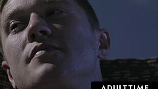 aiden turns movie night into threesome