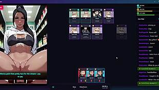 risky stream hentai game ep 3 risky handjob at the mall