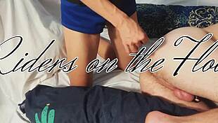 Mistress plays with chastity slave