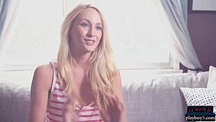 Cute blonde playboy model jenna reese on a dream date