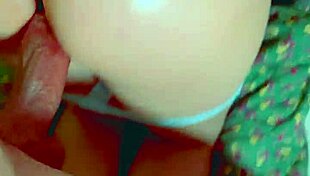 big booty latina shines in sensual pov doggy