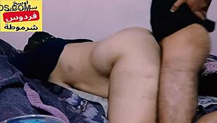arab egypt bbw wife fingers her huge ass in bedroom