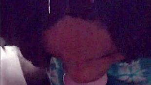 Hot black princess sucks white cock deeply