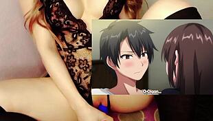 wife joins busty maid for quick threesome