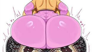princess bubblegum farts in tight leggings for fun