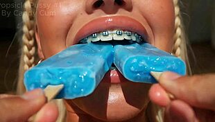 A i popsicle pussy cute college coed