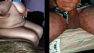 Arab sex wife playing with pussy in lingerie homemade