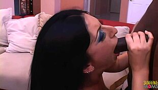 milf gives oral to black dude eagerly