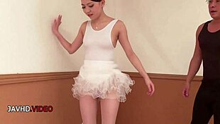 Jav ballerina finishes show with creampie fantasy