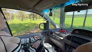 I Cant Believe Im Fucking This Curvy Hitchhiker In Forest