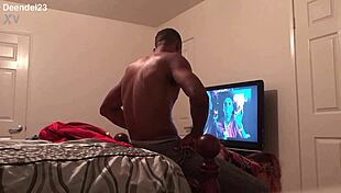wife gives lapdance to old man