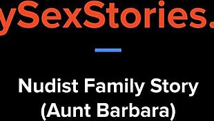 nudist family story aunt barbara touches herself at beach