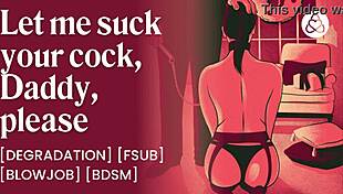 Facial on submissive brat wanting to be daddys toy in bdsm