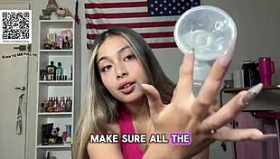 College girl shares breastfeeding tutorial with viewers