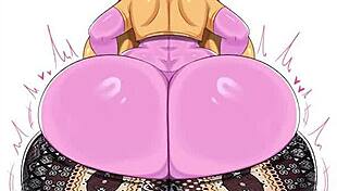 princess bubblegum farts in tight leggings for fun