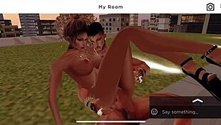 lone and ruby risk it with rooftop sex