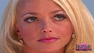 blonde bombshell bares big tits in first ever video