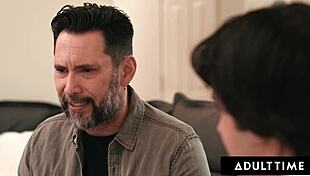 virgin boy teams up with stepdad to fuck stepmom